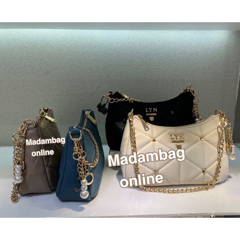 Lyn Tricia Shoulder S กระเป๋าสะพายข้าง มีสายโซ่สั้น และสายยาว