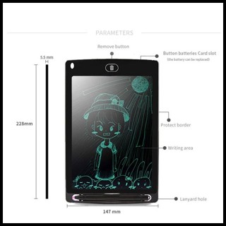 บอร์ดแท็บเล็ต เขียน Lcd ขนาด 8.5 นิ้ว พร้อมแผ่นรองเขียน Lcd