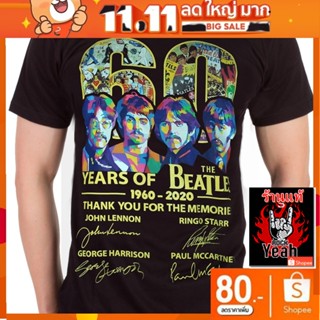 เสื้อวง The Beatles เสื้อยืด เดอะบีเทิลส์ เสื้อร็อค เสื้อทัวร์ เสื้อวินเทจ RCM1767