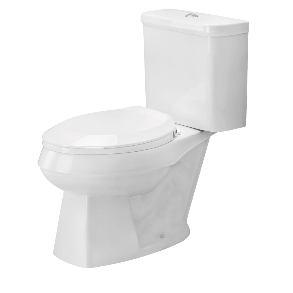 MOGEN MT55(ECO) โถสุขภัณฑ์สองชิ้น (ฝา Slow Close) สีขาว