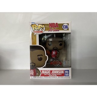 Funko Pop Magic Johnson NBA All Stars Exclusive 136 กล่องมีรอยยับ