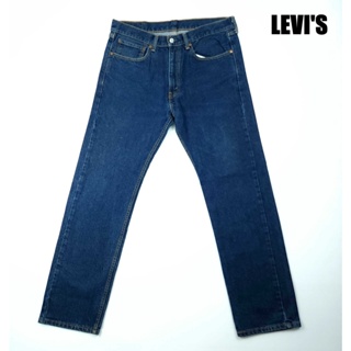 ยีนส์ลีวายส์ Levis 505 เอว 34-35 ผ้าด้าน ขนฟูๆ สภาพใหม่มาก ขากระบอก