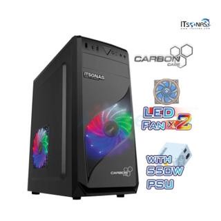 ATX CASE ITSONAS CARBON (BLACK)