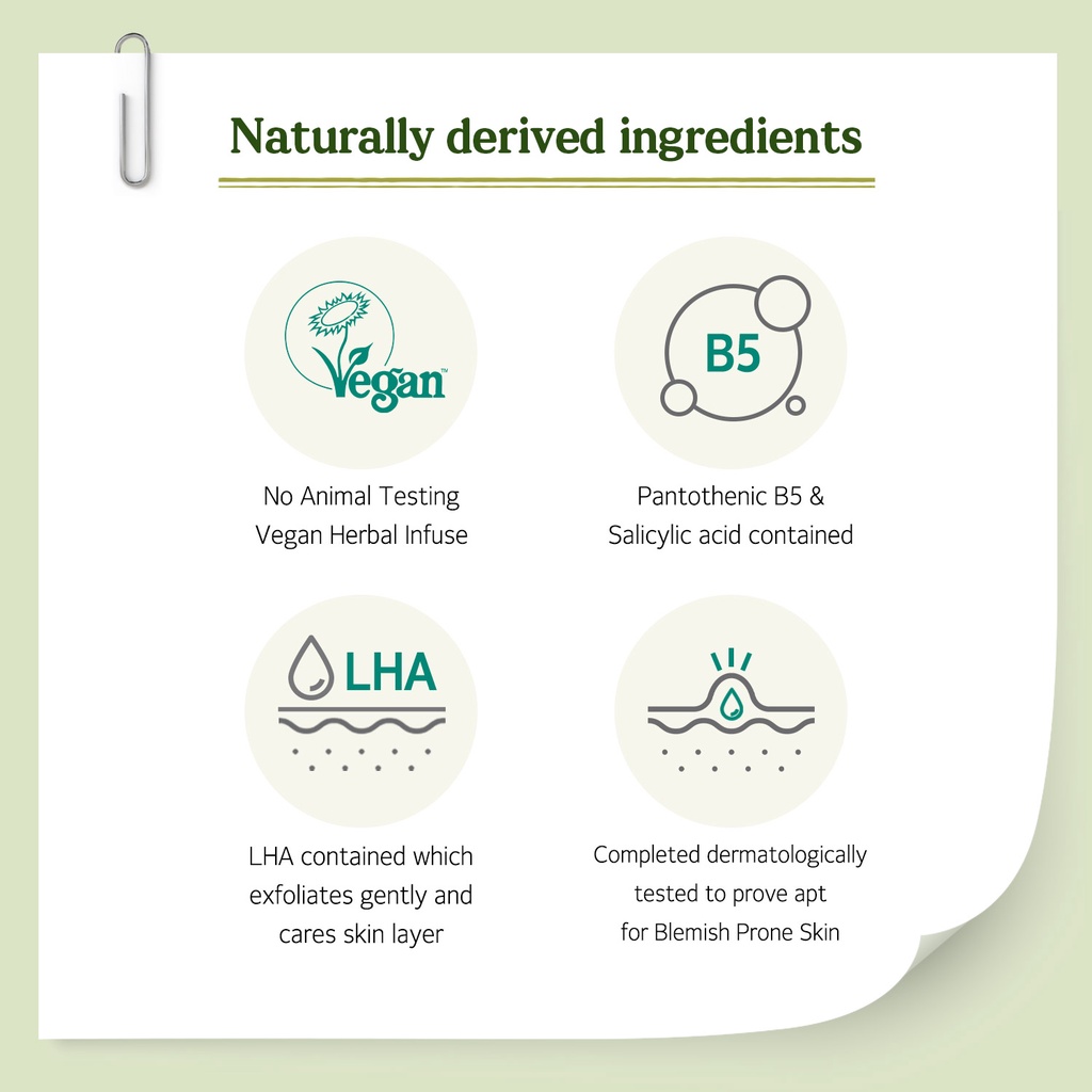 SKINFOOD 100 Vegan Pantothenic Water Parsley Antiacne Toner Pad with