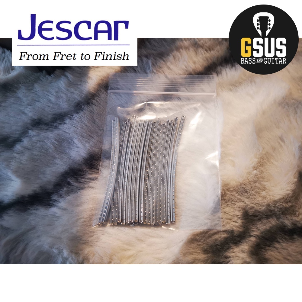 เฟรต กีตาร์ Fret Jescar Stainless steel fret Pre-cut แบ่งตัด 24ชิ้น