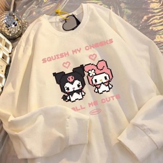 2022 Kuromi Japanese style wear thin round neck sweater, women wear in spring and autumn, women wear in autumn, and wome