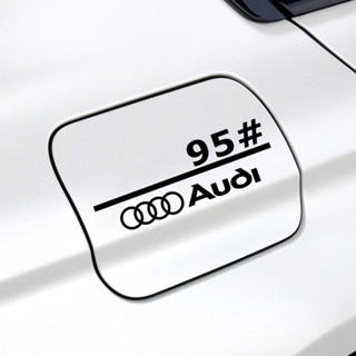 สติกเกอร์ตกแต่งฝาถังน้ํามันรถยนต์ สําหรับ Audi A3 A4L A6 A7 Q2 Q3 Q5L 92 #95