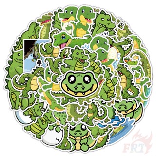 100Pcs/Set ❉ Funny Crocodile KUSO Alligator Series A Stickers ❉ DIY Fashion Mixed Doodle Decals Stickers