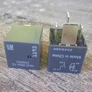 Relay 13306943 รีเลย์ GM  4 pin 80A 12V สามารถแทน HFV7 012-HSTM-R 80A