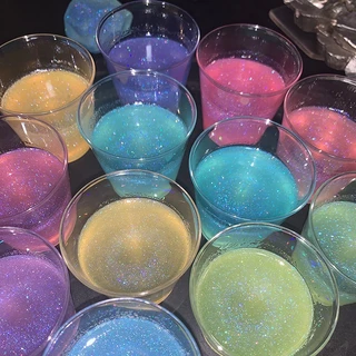 พร้อมส่ง!! ผงกากเพชร กลิตเตอร์ รุ่น Star river Glitter ผงชิมเมอร์ สีผสม (03PD006)