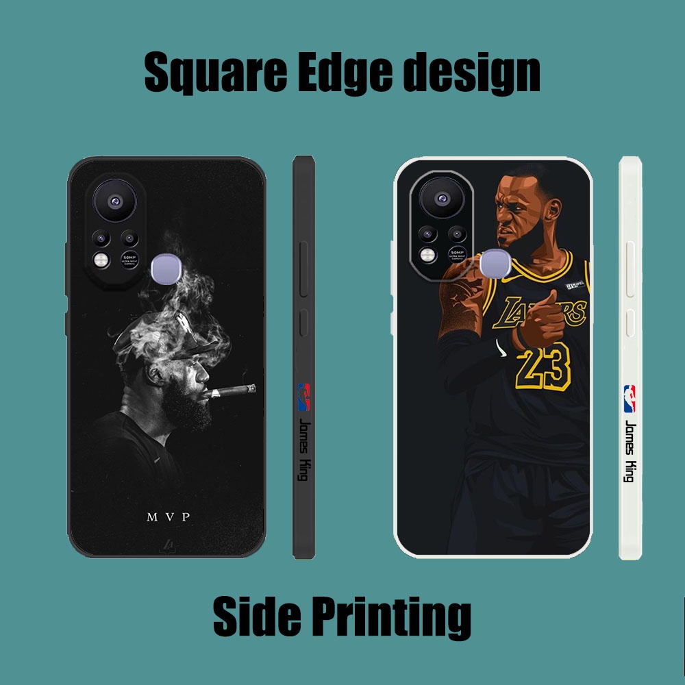 ปลอกสําหรับ Huawei Nova 3i 7i 8i 5T Y9S LeBron James Lakers NBA The King Black TR014 เคสโทรศัพท์ขอบส