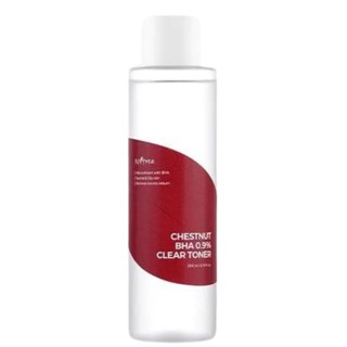 Isntree Chestnut BHA 0.9% Clear Toner 6.67 fl.oz / 200ml - แทนนิน ที่มีอยู่ในเปลือกหอย เกาลัด ช่วยให้รูขุมขนกระชับ ลดความมัน และปรับสมดุลน้ํา และระดับน้ํามันของผิว
