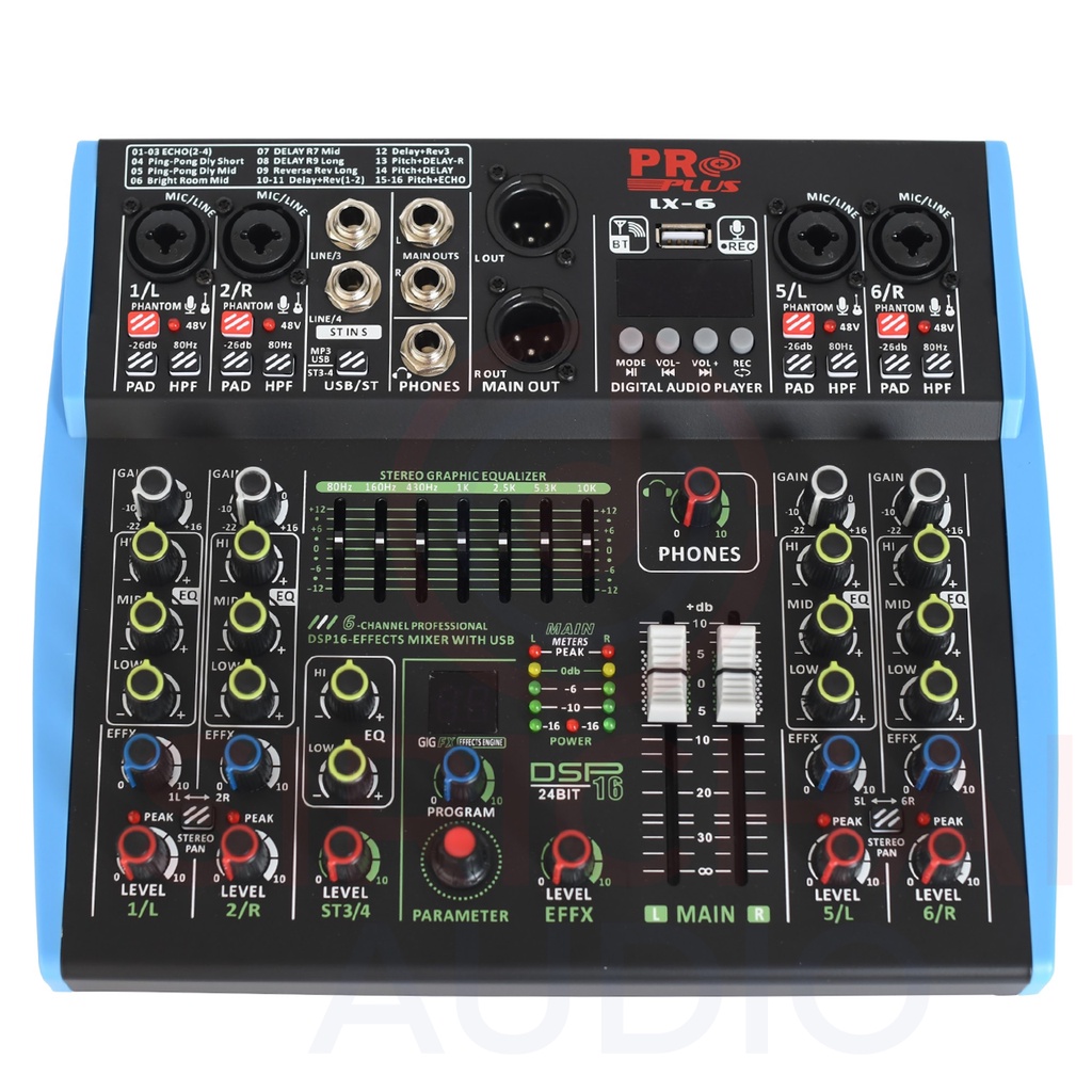 MIXER มิกเซอร์ proplus รุ่น LX6
