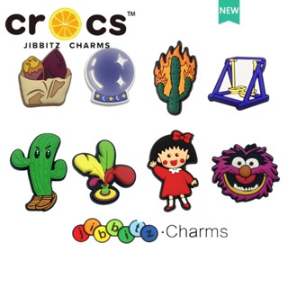 jibbitz crocs charms set ตัวติดรองเท้า แท้ ใหม่ สไตล์รองเท้า ดอกไม้ น่ารัก เครื่องประดับตกแต่งหัวเข็มขัด jibbitz สําหรับ crocs