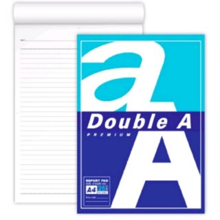 DOUBLE A สมุดรายงาน A4 80 แกรม 25 แผ่น