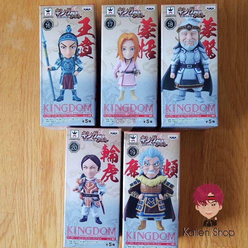 พร้อมส่ง❗WCFแท้💯 Kingdom World Collectable Figure Vol.4 - World Collectable Figure ฟิกเกอร์สงครามผงา