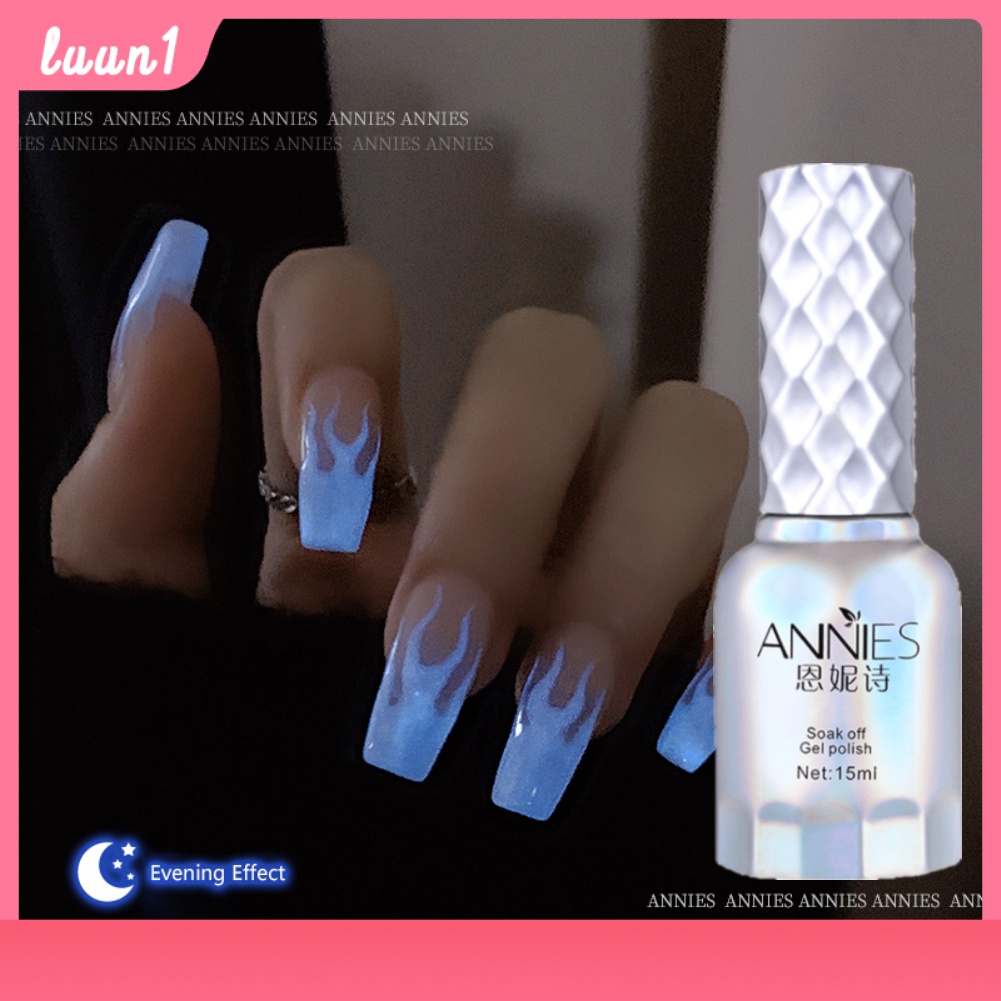 สีเรืองแสง Annies สีเจล สีทาเล็บเจล เรืองแสง ขวดใหญ่ 15ml ยาทาเล็บเจล ติดทนนาน โทนเรืองแสง สีทาเล็บ 