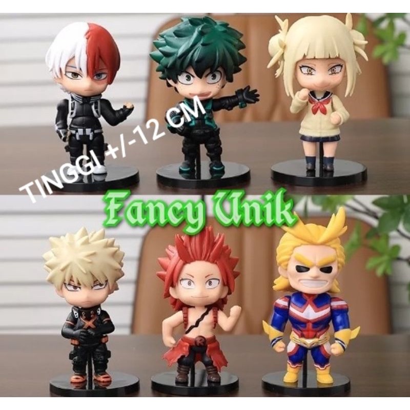 Boku No Hero Academia Action Figure Set 6 ชิ้น