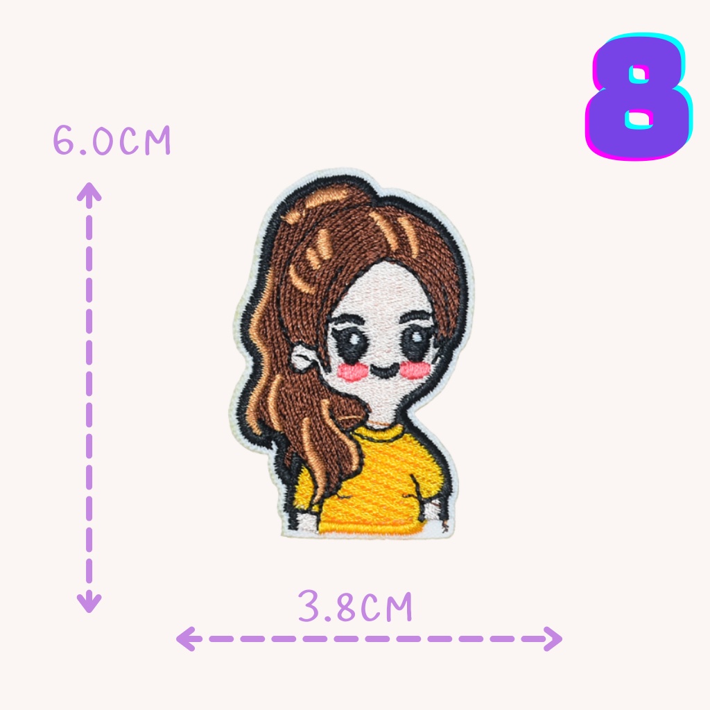 😄10บาททุกชิ้น😀ตัวรีดติดเสื้อ UC35 DIY:อาร์มติดเสื้อ ลายเด็กผู้หญิง เด็กผู้ชายน่ารัก ใช้เตารีดรีดติดลงผ้าได้เลยค่ะ - รูปที่ 7