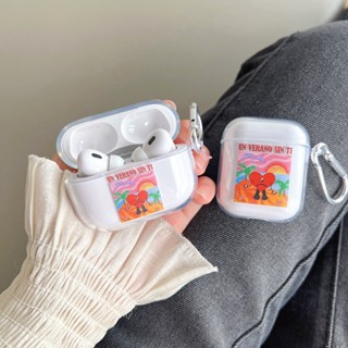 Bad Bunny case for airpods pro 2/airpods 3/airpods pro/airpods 2/airpods 1 soft transparent cover Un Verano Sin Ti