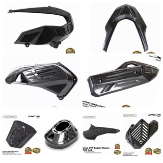 ฝาครอบท่อไอเสียคาร์บอน pcx 160 nemo Air cvt