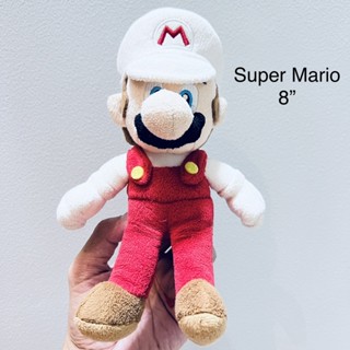 #ตุ๊กตา #มารีโอ้ ใน #ซุปเปอร์มารีโอ้ #ป้าย San-Ei #Super #Mario #สีนี้หายาก #SuperMario #ขนาด8” #สภาพ90% #Nintendo