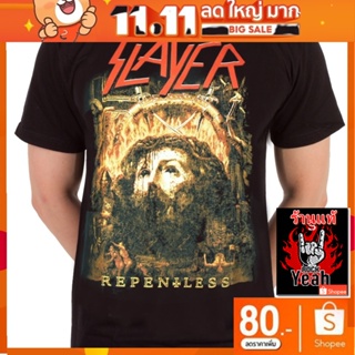 เสื้อวง Slayer เสื้อลาย สเลเยอร์ เสื้อร็อค เสื้อทัวร์ เสื้อวินเทจ RCM1521