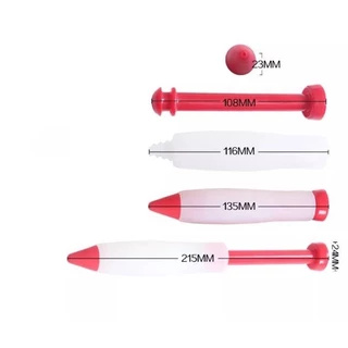 *พร้อมส่ง* ปากกาเขียนหน้าเค้ก วาดหน้าเค้ก แต่งหน้าเค้ก วาดซอส เขียนซอสช็อคโกแลต ซิลิโคน