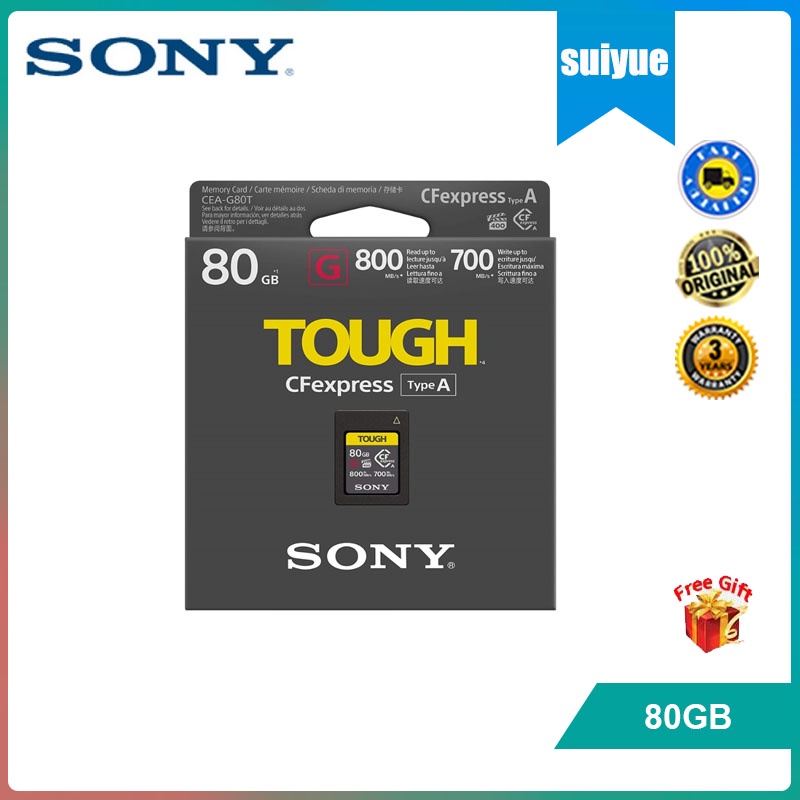 SONY การ์ดสัมผัส CFexpress CEA-G80T 80GB สําหรับ โซนี่