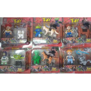 (set6) บล็อคตัวต่อประกอบ ทอย สตอรี่ lego toy story ชุด 6 ตัว