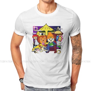 เสื้อยืดผู้หญิง PaRappa แร็ปเปอร์จังหวะเกม TShirt สําหรับผู้ชายเย็นอารมณ์ขันสันทนาการทีเสื้อยืดแปลกใหม่การออกแบบใหม่ปุย