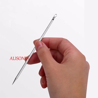 Alisond1 เครื่องมือกําจัดสิวหัวดํา 12 ซม. เครื่องมือความงาม ทําความสะอาดรูขุมขน ดูแลผิวหน้า Comedone