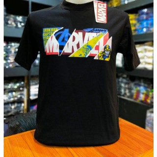 เสื้อยืดMarvel ลิขสิทธิ์แท้ สีดำ(MVX-017)