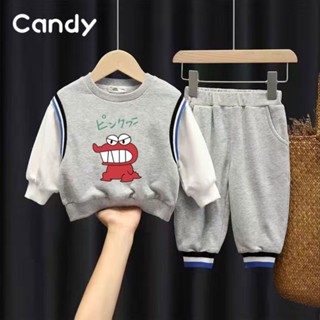 Candy Kids Candy เสื้อกันหนาวเด็ก เสื้อผ้าเด็ก ชุดเด็ก สไตล์เกาหลี นุ่ม และสบาย ทั้งชุด รุ่นใหม่ Chic Korean Style คุณภาพสูง CK220083 36Z230909