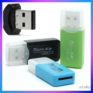 Utakee อะแดปเตอร์การ์ดรีดเดอร์ USB 2.0 ความเร็วสูง TF T-Flash 16G 32G 1 ชิ้น