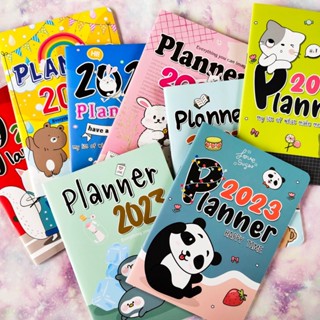 สมุดเพลนเนอร์ ขนาด A5 สมุดโน๊ตประจำปี 2566 สมุดบันทึก Planner 2023 จดจำครบทุกนัด ไม่พลาดทุกรายละเอียด สมุด ไดอารี่