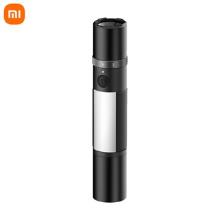 Xiaomi Mijia ไฟฉาย LED อเนกประสงค์ ซูมได้ สว่างพิเศษ เบรกเกอร์หน้าต่าง เครื่องตัดเข็มขัดนิรภัย ไฟฉุกเฉิน สําหรับรถยนต์