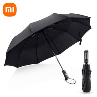 Xiaomi 10 Rib Umbrella Automatic Double UV Parasol Strong Wind Resistance High Waterproof Bumbershoot For Raining Snowin