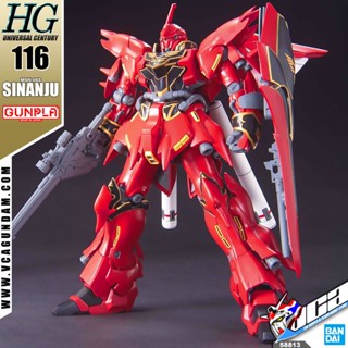 VCA ⭐️ BANDAI GUNPLA HIGH GRADE UNIVERSAL CENTURY HGUC HG MSN-06S SINANJU ประกอบ หุ่นยนต์ โมเดล กันดั้ม กันพลา ของเล่...