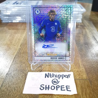 ขาย การ์ด Topps chrome Merlin UCL 2020-21 Reece James Mojo /99 Auto Autograph Uefa Champions League การ์ดฟุตบอล นักบอล