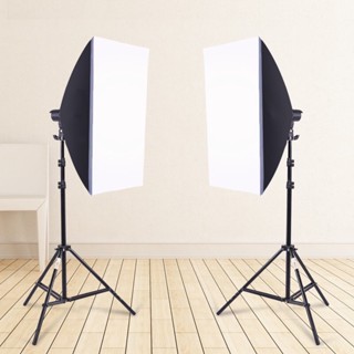 ไฟสตูดิโอ Softbox หัวเดี่ยว ขนาด 50x70cm พร้อมขาตั้ง ไฟถ่ายรูป ชุดไฟสตูดิโอ สตูดิโอถ่ายภาพ ไฟต่อเนื่อง