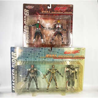 Bandai Kamen Rider Faiz Kaixa Axel Auto Vajin V1 Real Soft Vinyl Figure มดแดง มาสค์ไรเดอร์ Masked Rider วี1 ไฟซ์ SET