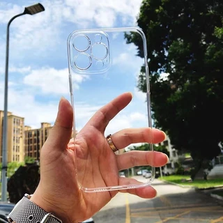 Ultra Thin HD กรณี Hard PC สําหรับ iPhone 17 Pro Max 16 15 Pro Max 14 Pro Max 7 8 Plus XS MAX XR X 11 12 13 Pro Max 17 Air กล้องป้องกันคลุมทั้งหมด Hard Case