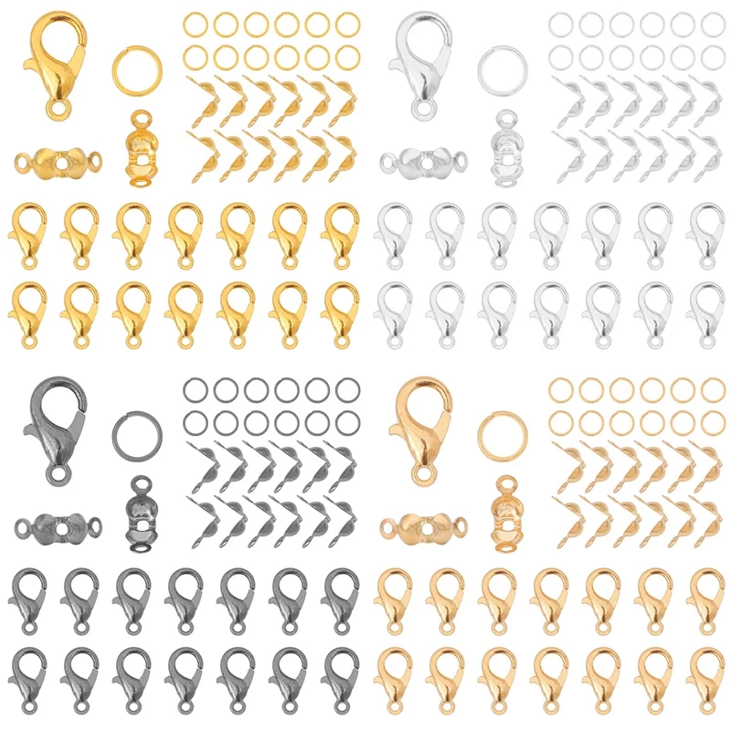วัสดุทำเครื่องประดับ DIY: แหวน, ตะขอ, และกุญแจกุ้งก้ามกราม