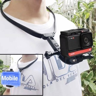 📌 ห่วงคล้องคอ กล้องแอคชั่น มือถือ สมาร์ตโฟน โทรศัพท์ action camera mobile phone neck holder mount