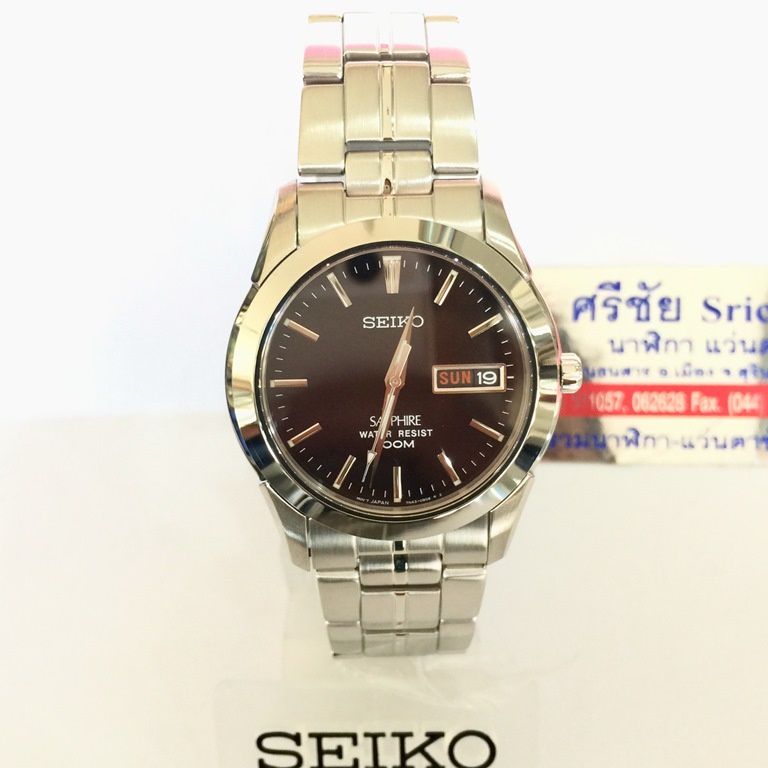 Seiko นาฬิกา รุ่น SGG715 Quartz Sapphire crystal