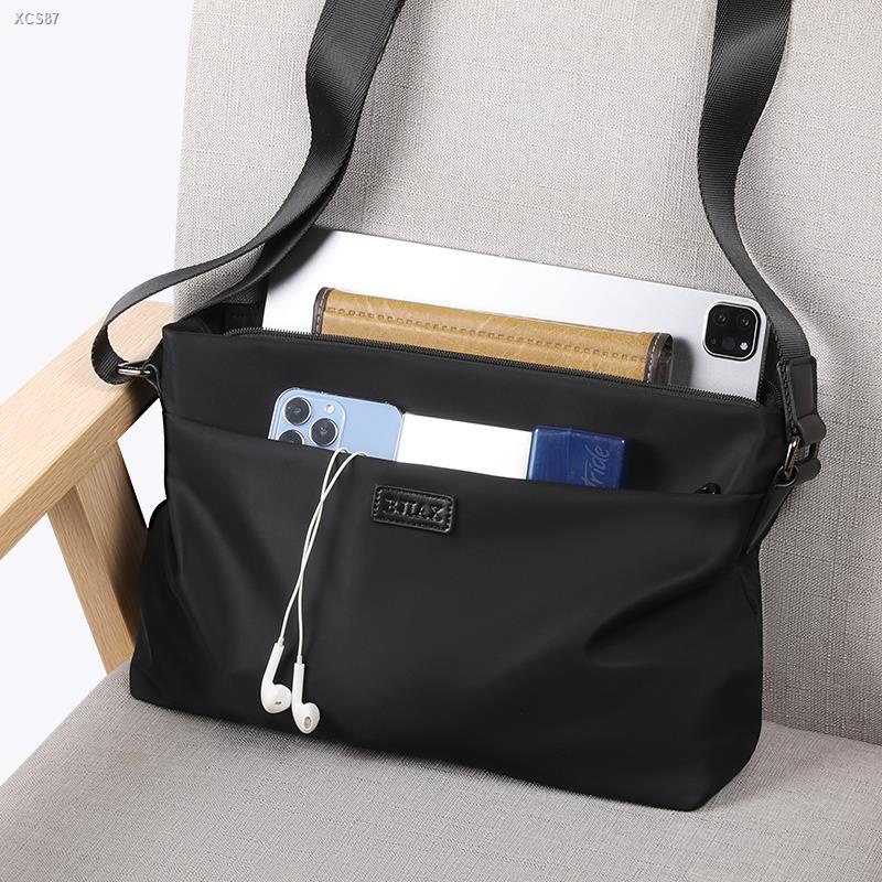 #cod⊙❦Men s shoulder bag portable small shoulder bag fashion trend boys lightweight messenger bag new large-capacity cro
