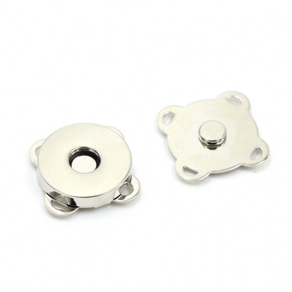 Roxul 1 คู่ Plum Blossom ปุ่มโลหะ, DIY 14/18 มม.Fasteners Clasps ปุ่ม,กระเป๋าถือ Self-เย็บกระเป๋าสตางค์ Craft Snap ปุ่มสําหรับเสื้อผ้ากระเป๋ารองเท้า
