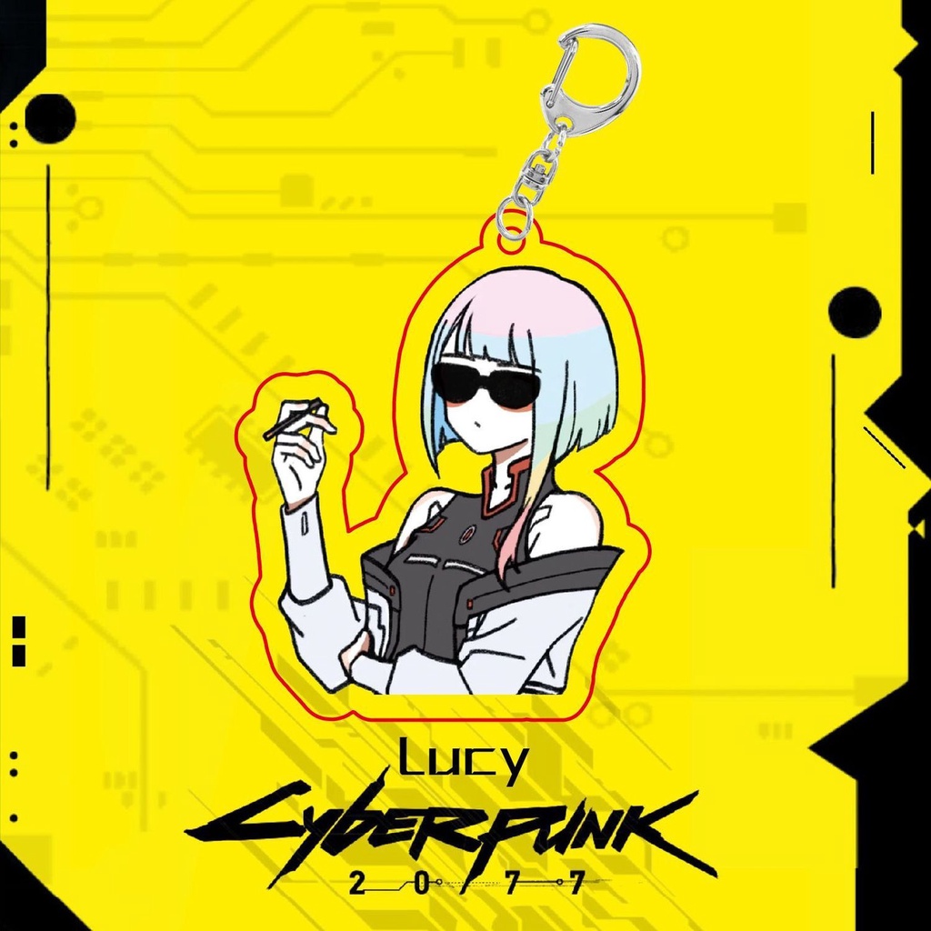 【CACG】CYBERPUNK EDGE RUNNERS David Lucy Rebecca Q Version พวงกุญแจคริลิค