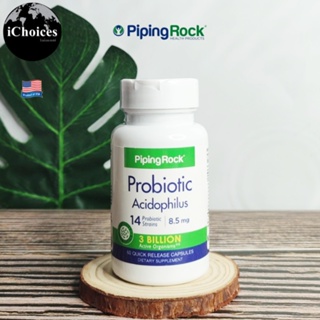 [Piping Rock] Probiotic-14 Acidophilus Complex 8.5 mg 3 Billion 60 Capsules โปรไบโอติก 14 สายพันธุ์ 3 พันล้านตัว